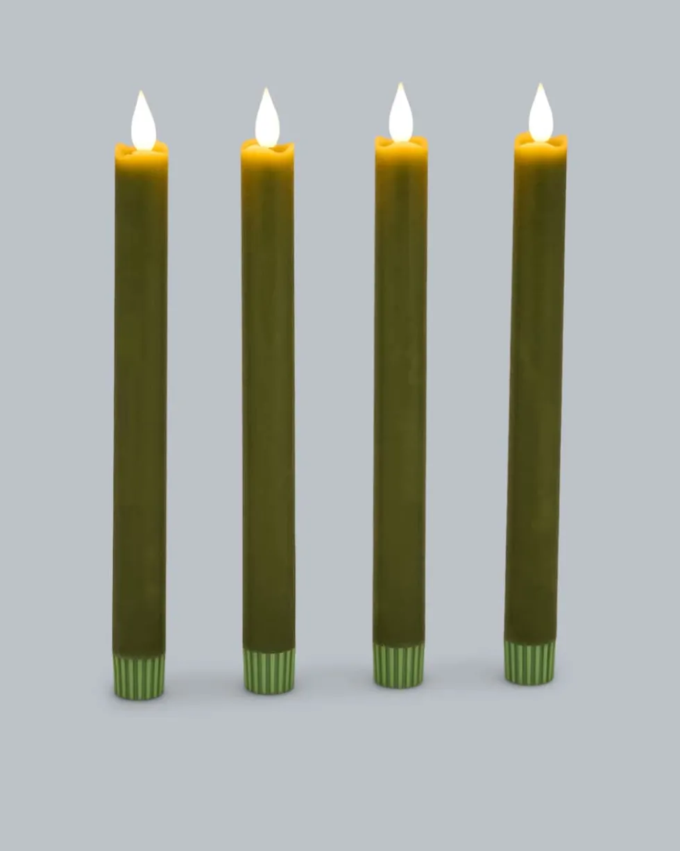 LED-Stabkerze "Long Shine", 4tlg.