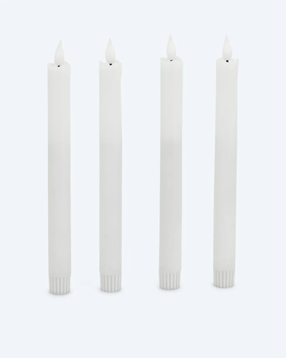 LED-Stabkerze "Long Shine", 4tlg.