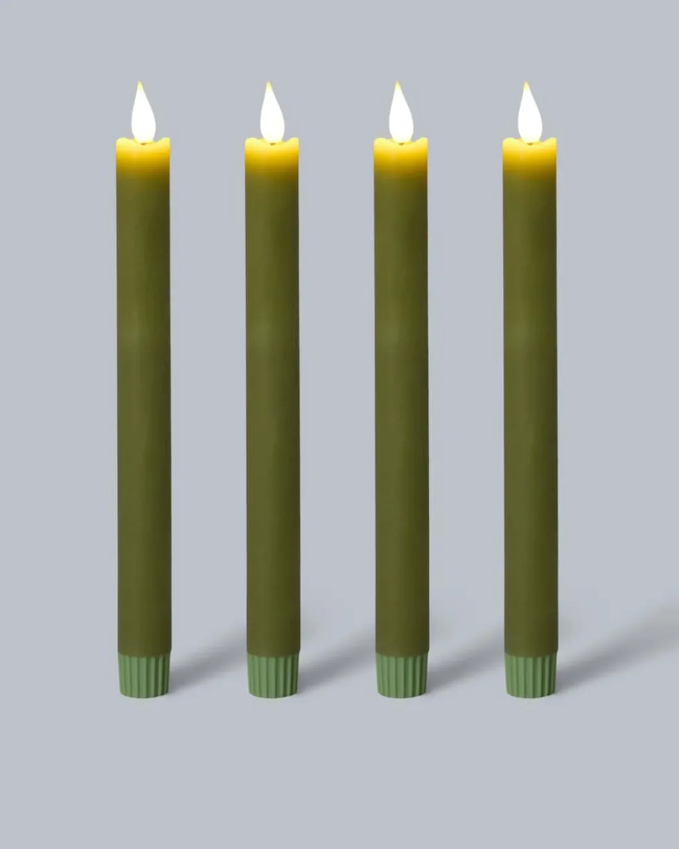 LED-Stabkerze "Long Shine", 4tlg.