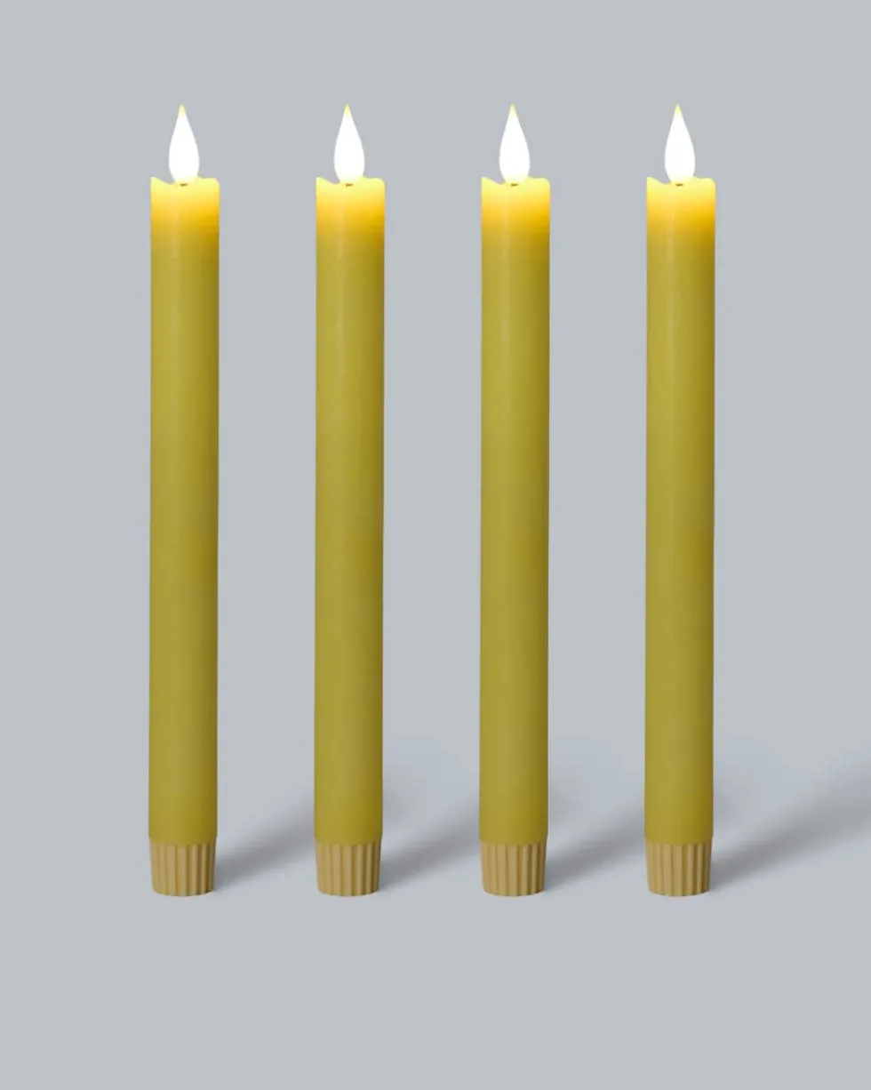 LED-Stabkerze "Long Shine", 4tlg.