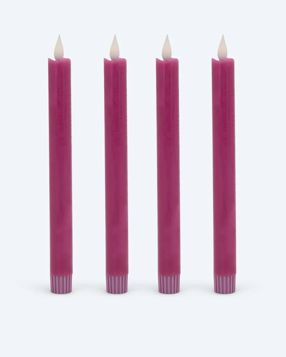 LED-Stabkerze "Long Shine", 4tlg.