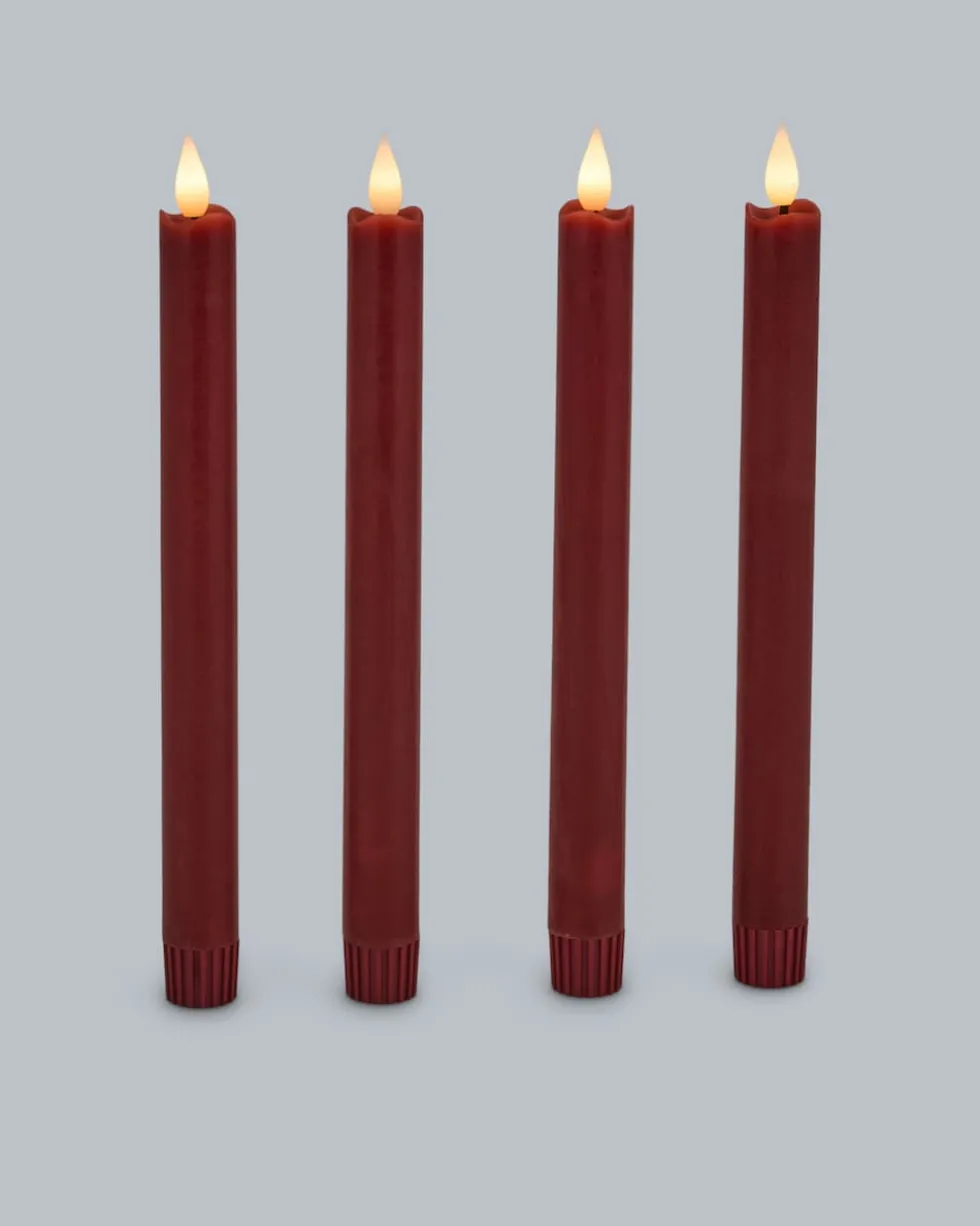 LED-Stabkerze "Long Shine", 4tlg.