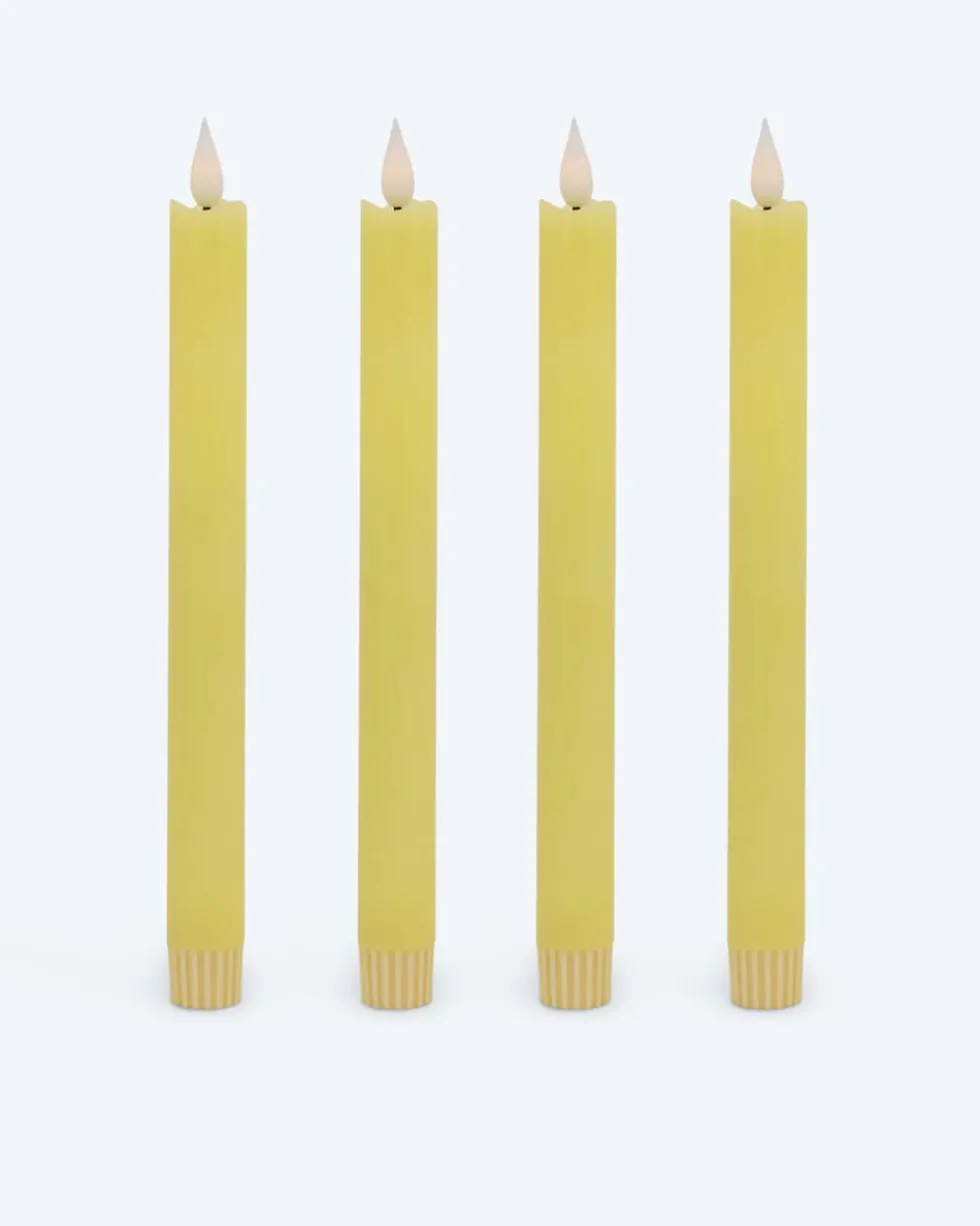 LED-Stabkerze "Long Shine", 4tlg.