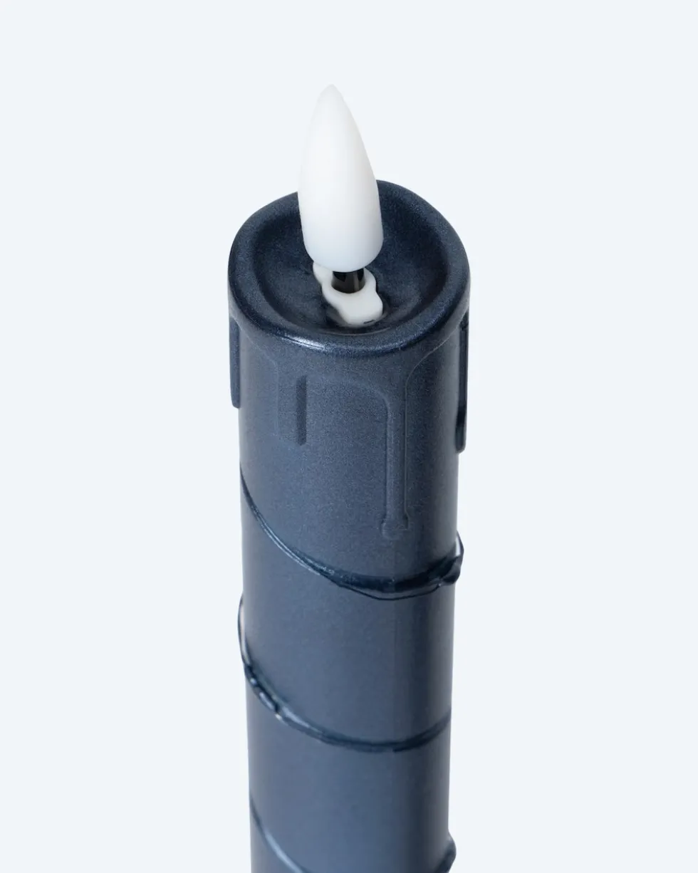 LED-Stabkerzen mit Draht und Fernbedienung, 4tlg.