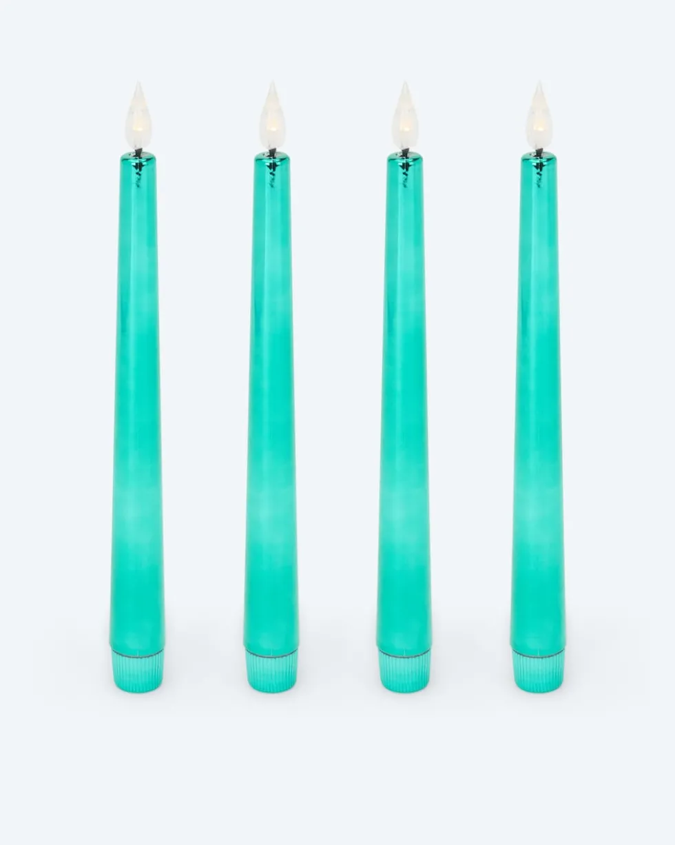 LED-Stabkerzen "Shiny", 4tlg.