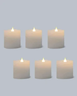 LED-Teelichter "Long Shine", 6tlg.