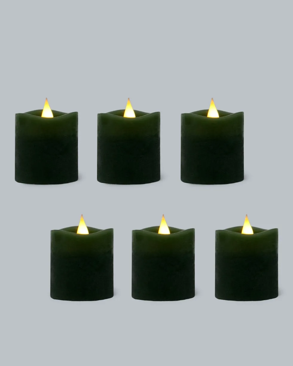 LED-Teelichter "Long Shine", 6tlg.