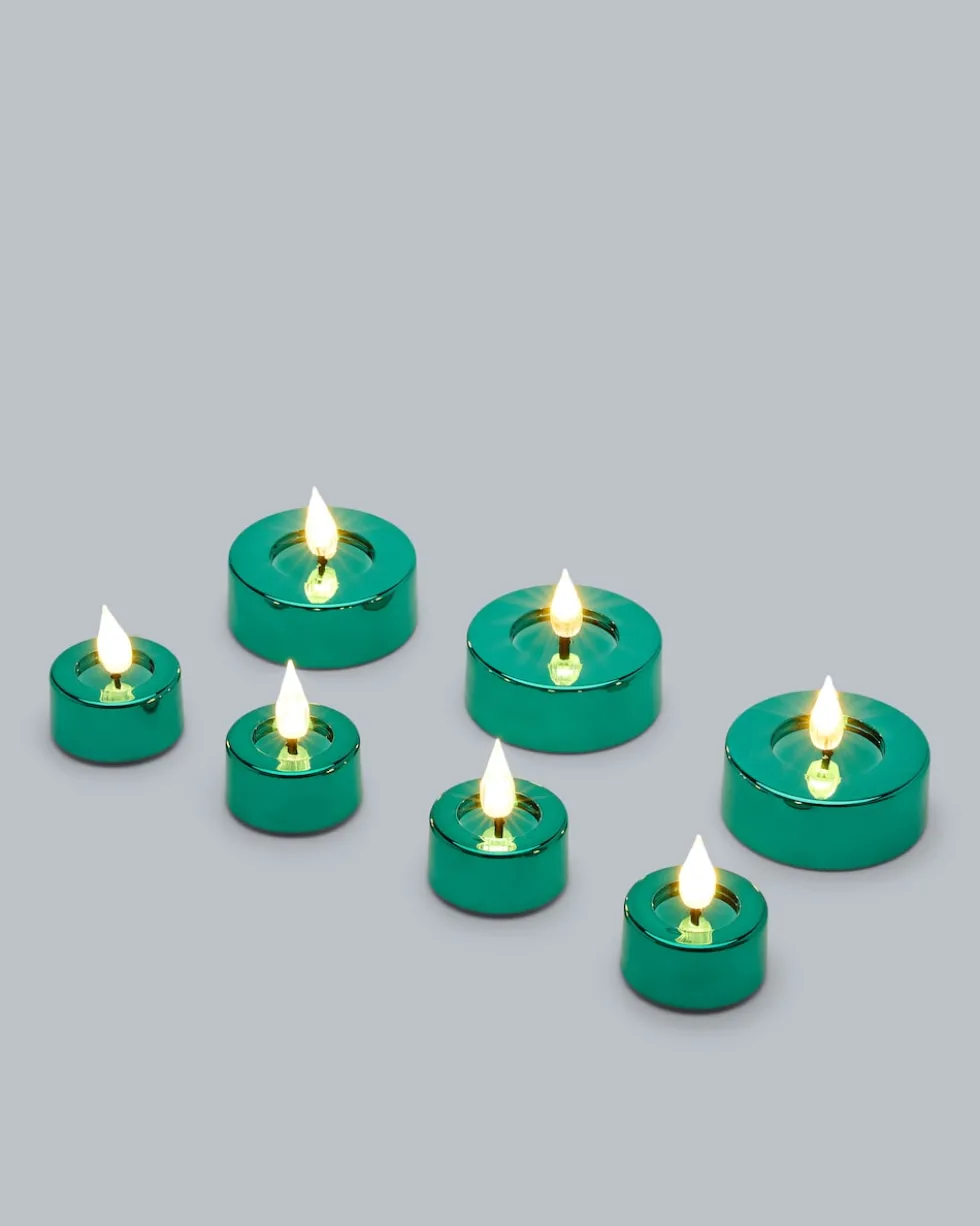 LED-Teelichter Shiny, 7tlg.