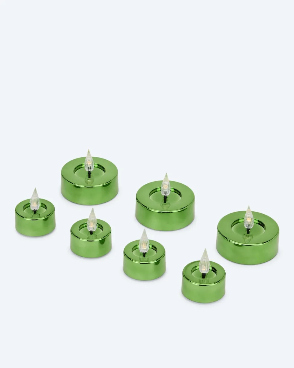 LED-Teelichter Shiny, 7tlg.