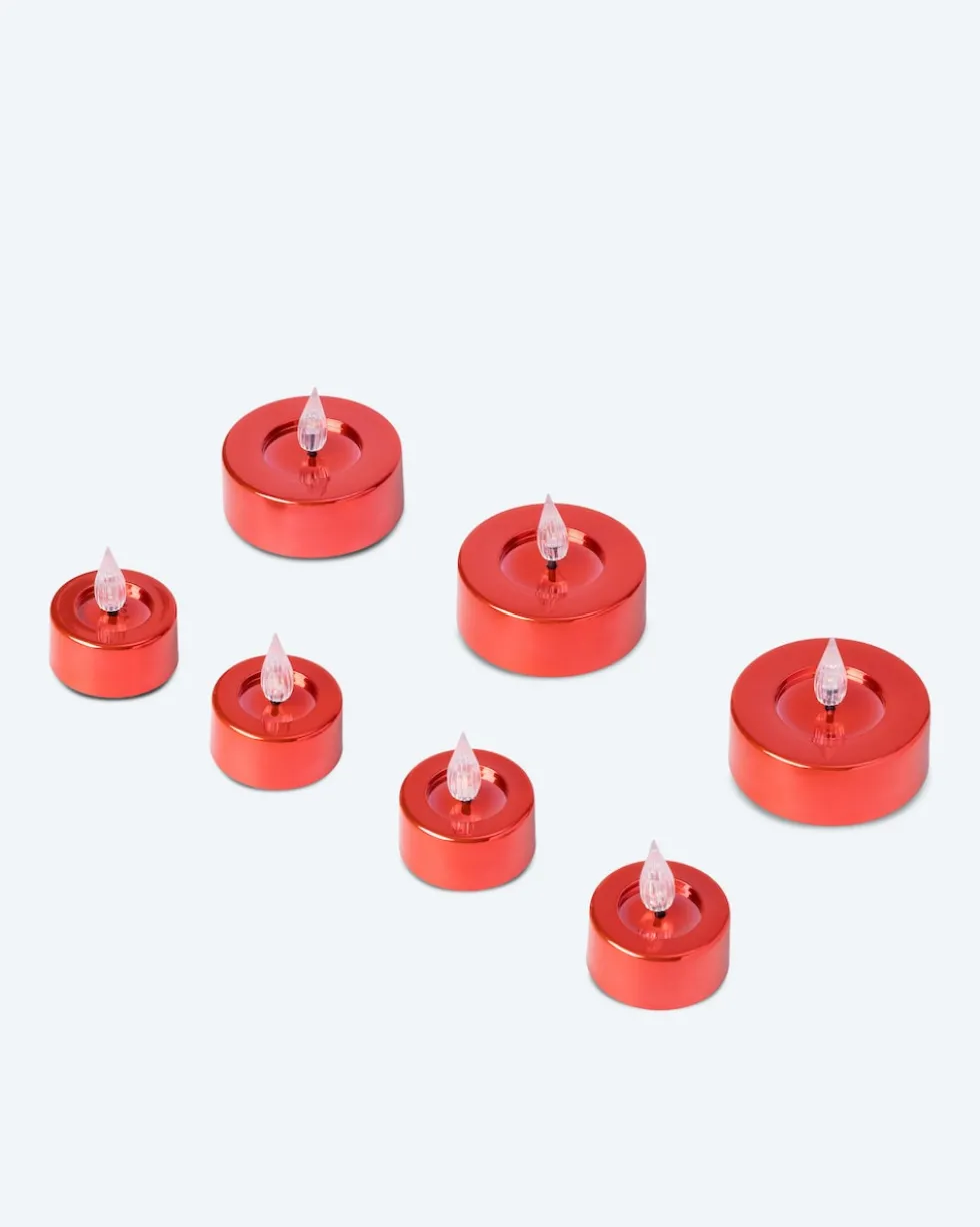 LED-Teelichter "Shiny", 7tlg.