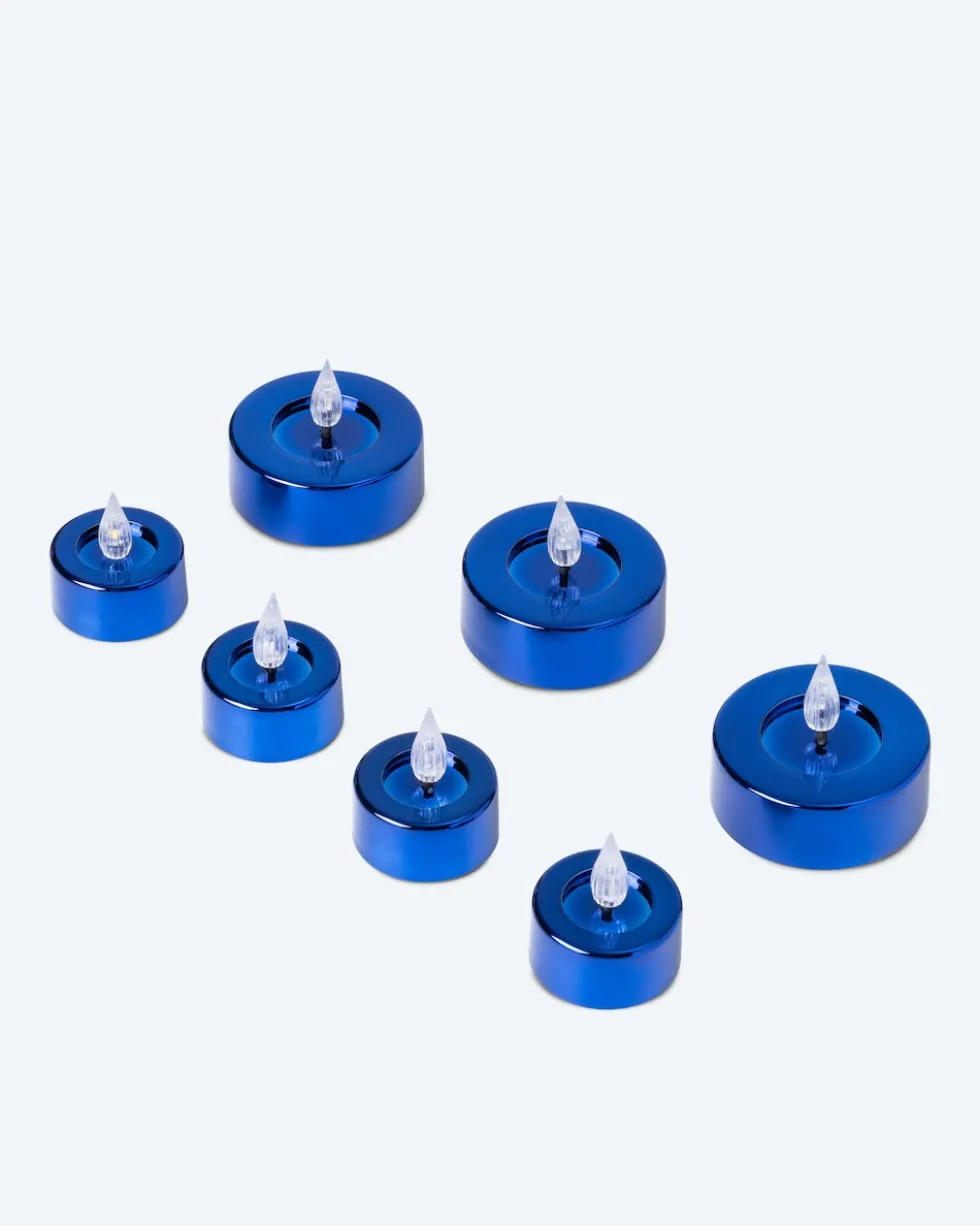 LED-Teelichter "Shiny", 7tlg.