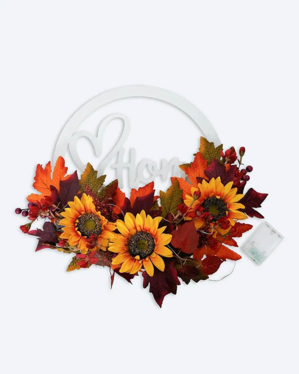 LED-Türkranz Herbstdesign