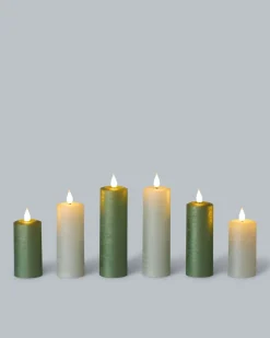LED-Votivkerzen mit Touch-Flammen, 6tlg.