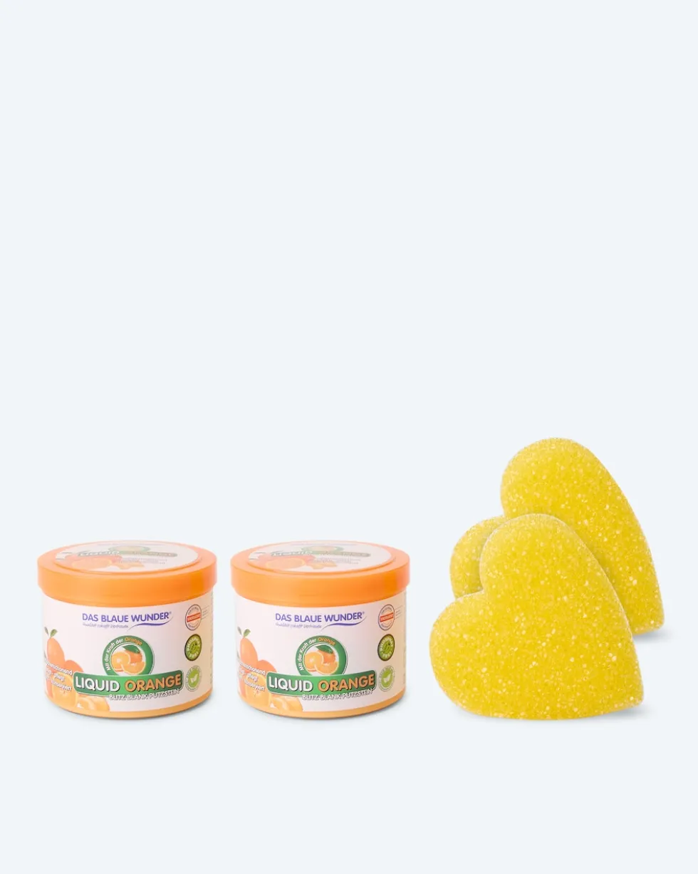 Liquid Orange Blitz Blank Putzstein, 2x 500 g