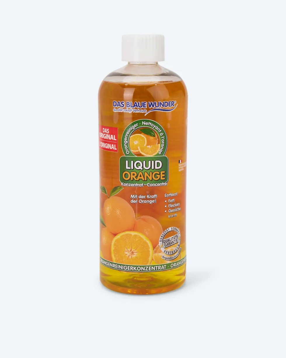 Liquid Orange mit Tuch und Sprühflasche