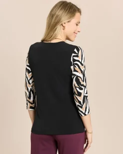 Longshirt mit Druck
