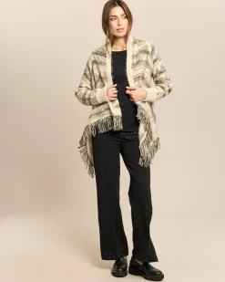 Longshirt mit Spitzensaum