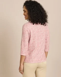 Lux Sweat Ottoman mit Millefleur Druck