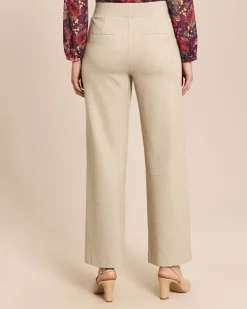 Marlenehose aus Strukturstoff