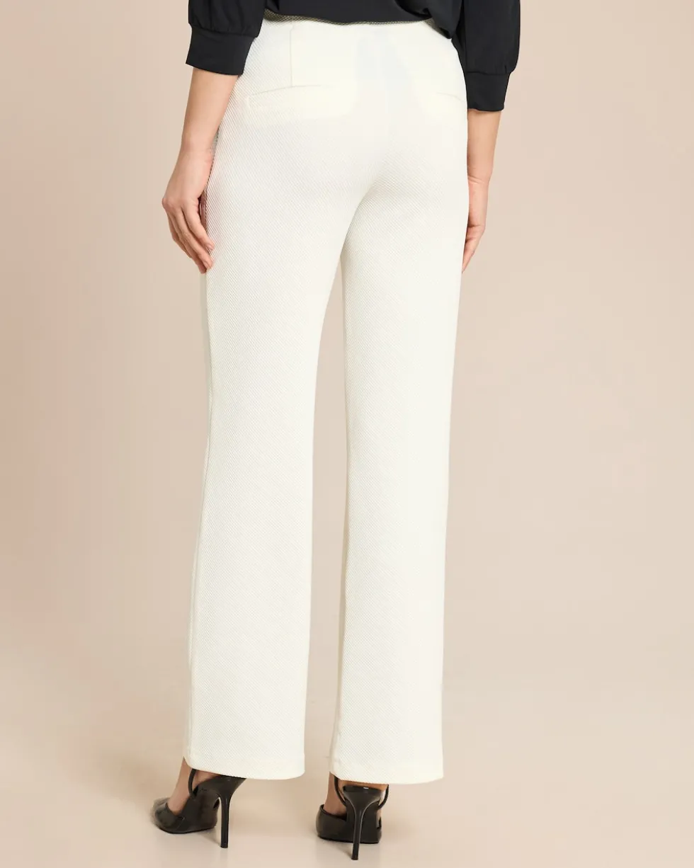 Marlenehose Waffelpique-Optik