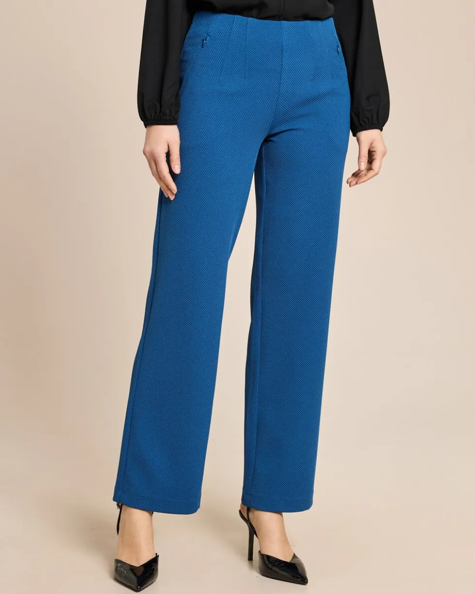 Marlenehose Waffelpique-Optik