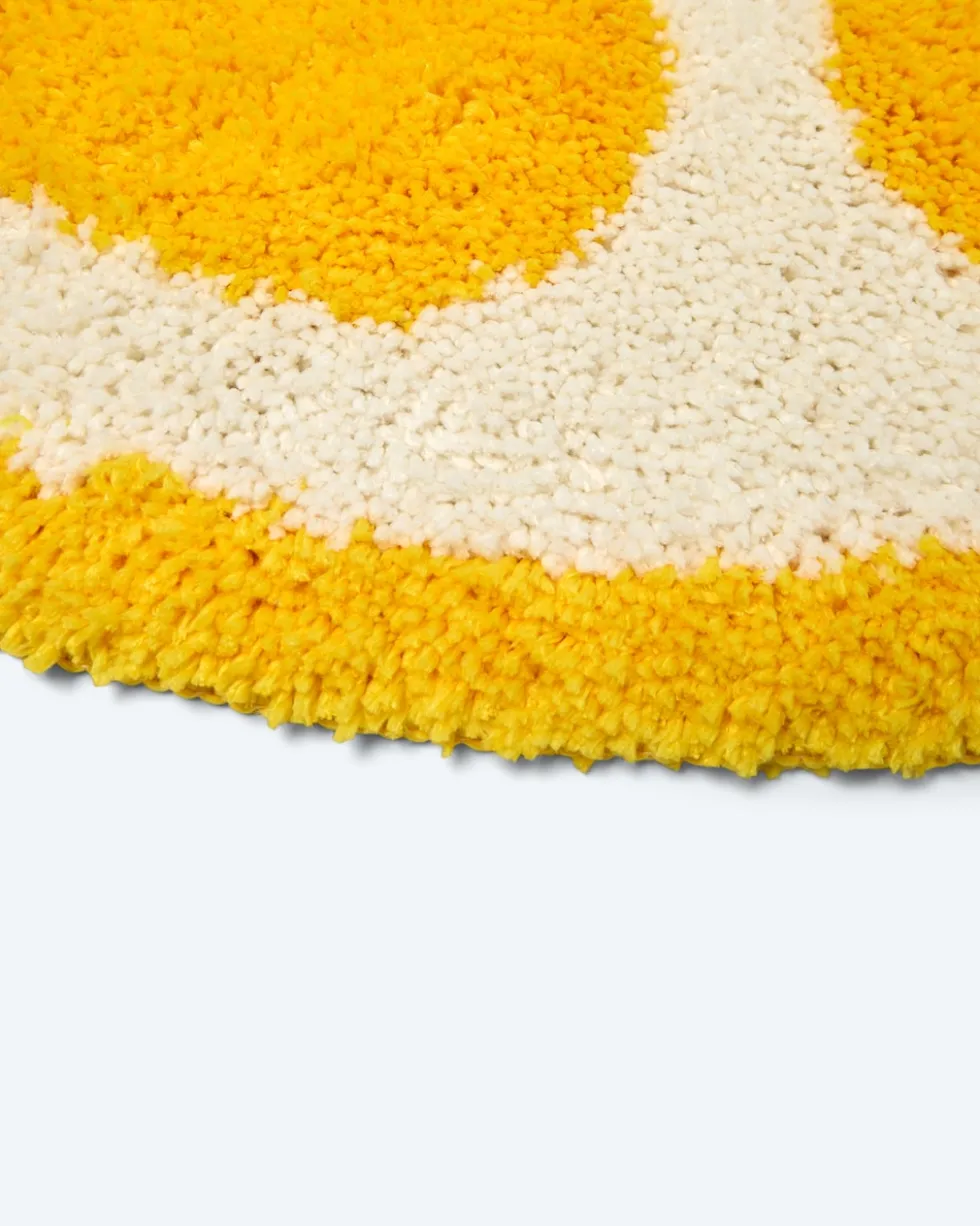 Mega Flausch Badematte "Citrusfrucht"