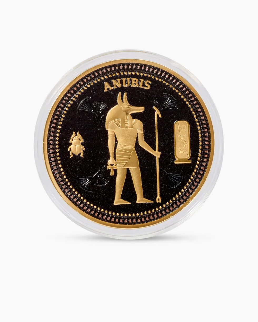 Münz-Set Ägypten vergoldet, 4tlg.