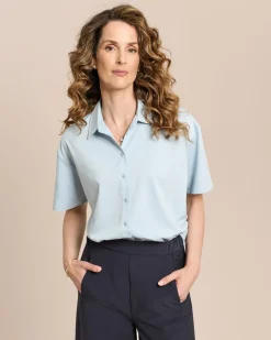 Modalstretch Bluse kurzarm