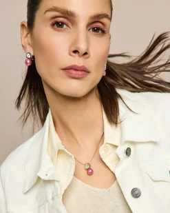 Ohrclipstecker mit MK-Perle 12 mm & Zirkonia