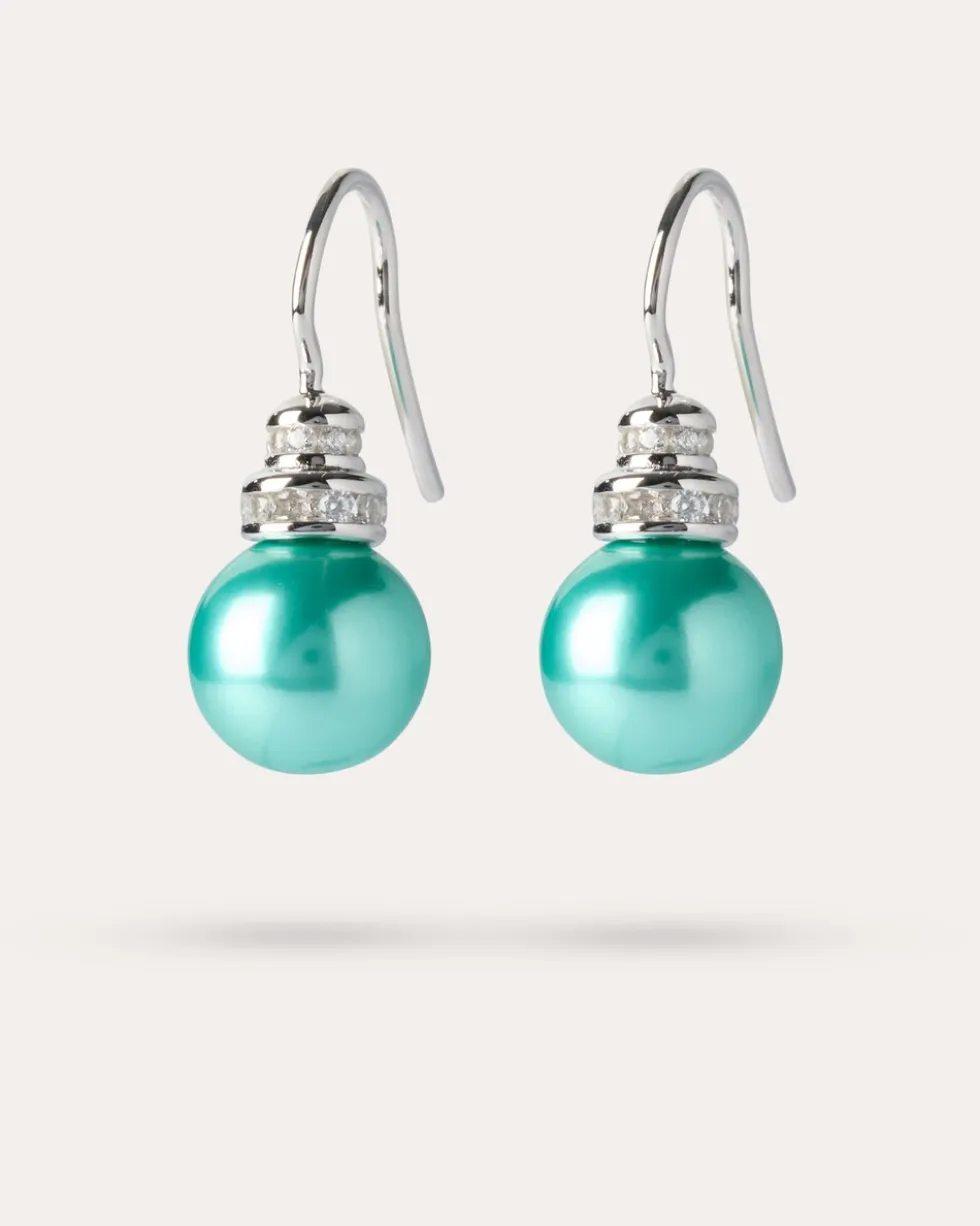 Ohrhaken MK-Perlen 10 mm & Zirkonia