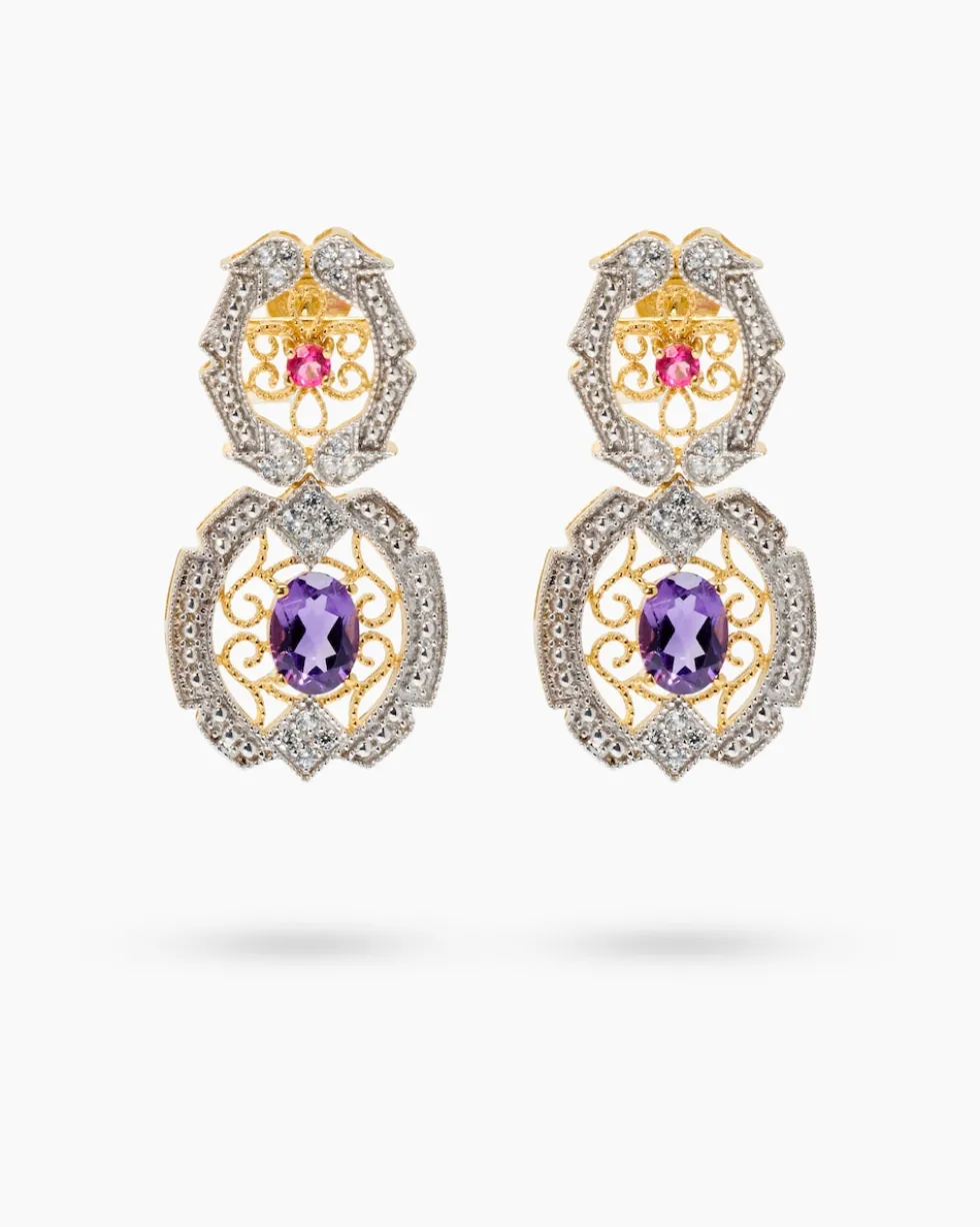 Ohrstecker mit Amethyst