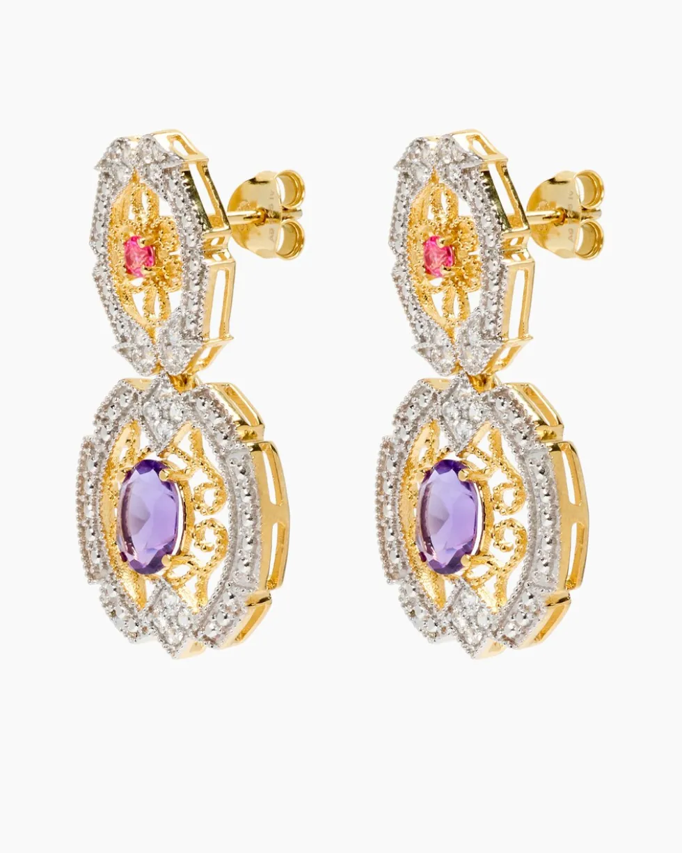Ohrstecker mit Amethyst