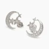 Ohrstecker "Mond & Sterne" mit Zirkonia
