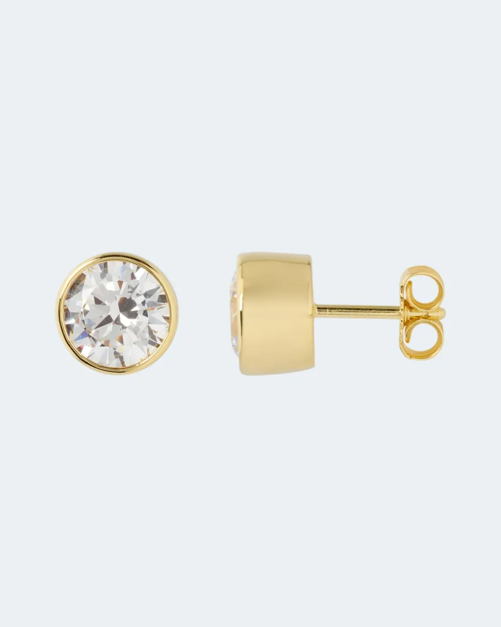 Ohrstecker-Set mit Zirkonia, 2 Paar