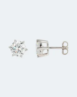 Ohrstecker-Set mit Zirkonia, 2 Paar