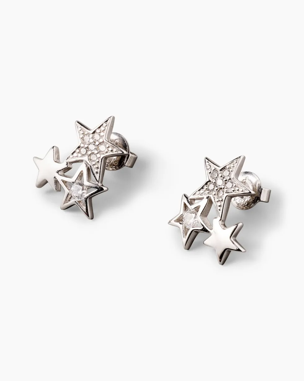 Ohrstecker "Stern" mit Zirkonia