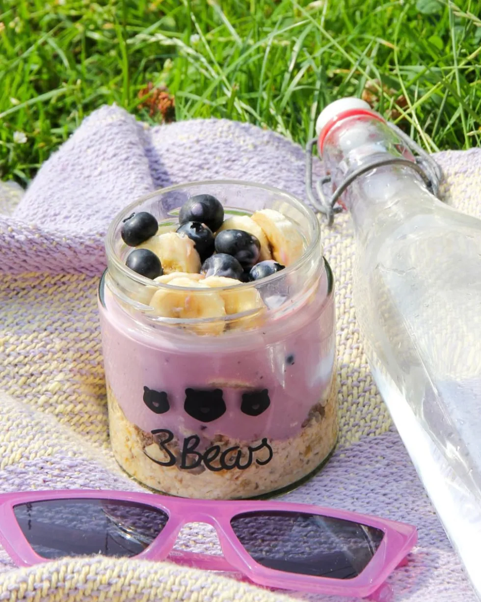 Overnight Oats im Glas, 3er-Set