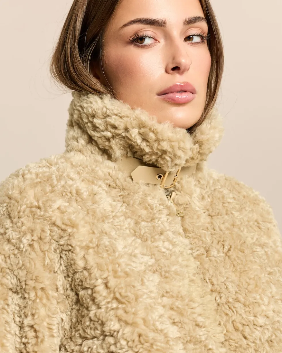 Persianer-Pelzimitat Jacke