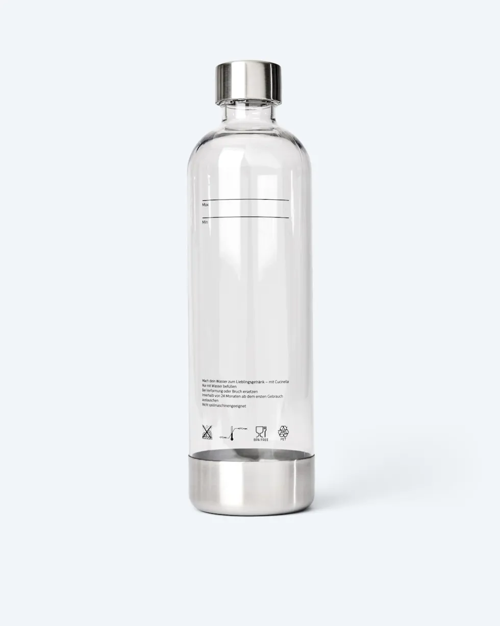 PET-Wasserflasche, 2er-Set