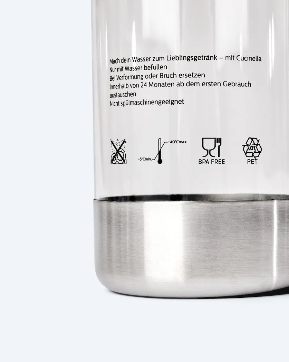 PET-Wasserflasche, 2er-Set
