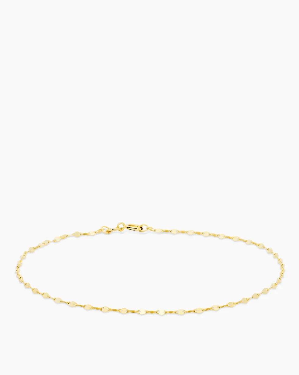 Plättchenarmband aus Gold 750