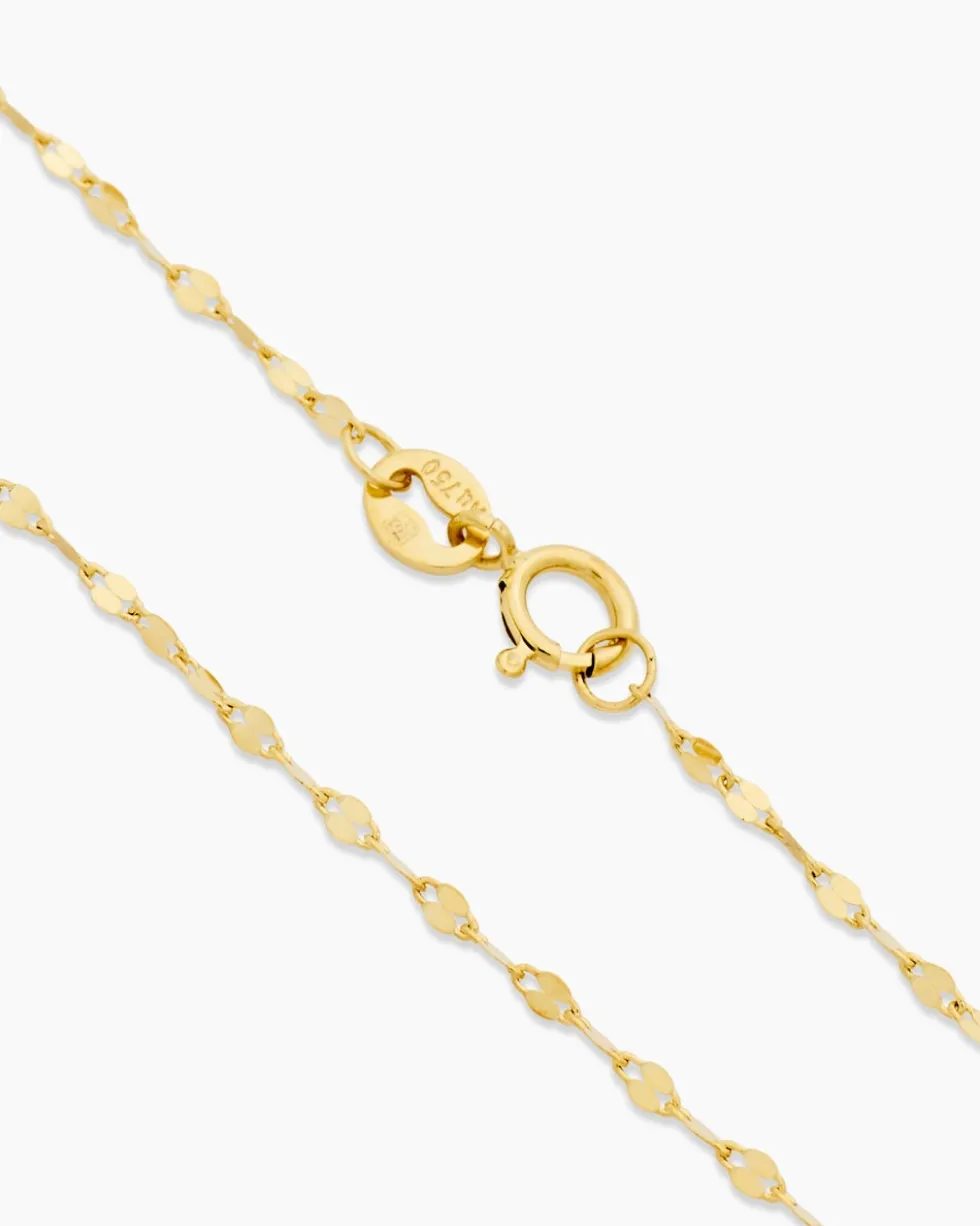 Plättchenarmband aus Gold 750