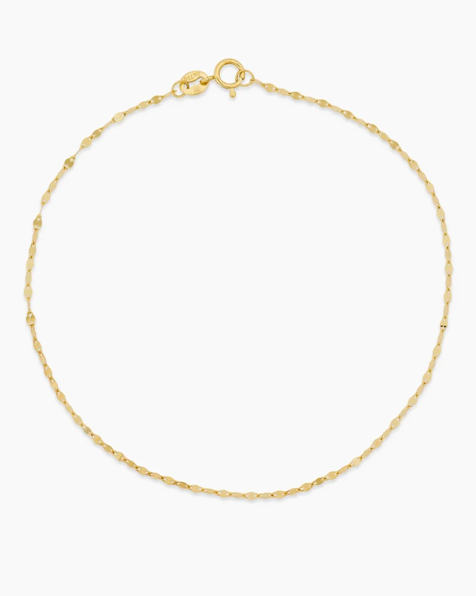 Plättchenarmband aus Gold 750