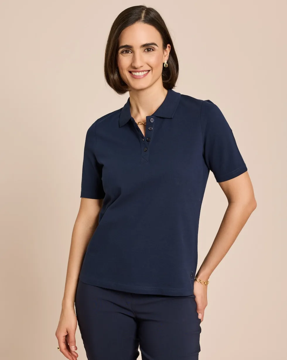 Polo-Piqué Shirt mit Logo