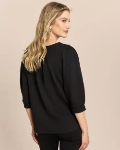 Ponte Shirt mit 3/4-Ärmel
