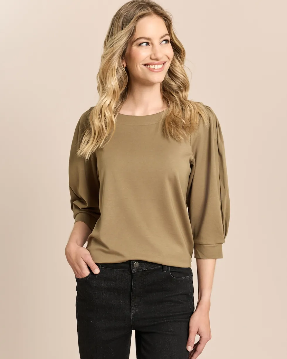 Ponte Shirt mit 3/4-Ärmel