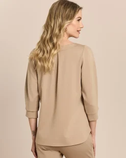 Ponte Shirt mit 3/4-Ärmel