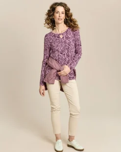 Pullover bedruckt mit Key-Hole