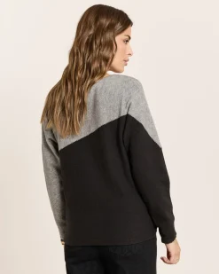 Pullover Color Blocking