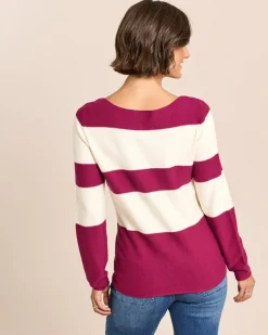 Pullover Colour-Blocking Streifen